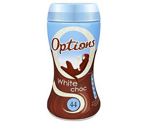 Options Bocal de 6 chocolats blancs 220 g