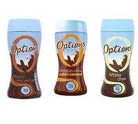 Options Chocolat chaud 3 saveurs caramel salé orange et chocolat blanc