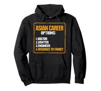 Options de carrière asiatiques Médecin Avocat Ingénieur Disgrâce à Fami Sweat à Capuche