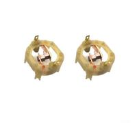 Options de support de balais de charbon pour RS775 RS750 RS755 configurations personnalisables (2 porte-balais de charbon sans feuilles métalliques)