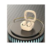 (Options kaki) Écouteurs Bluetooth sans fil SK19, Écouteurs de sommeil invisibles intra-auriculaires TWS, avec écouteurs antibruit micro, HIFI