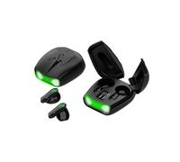 (Options noires) Écouteurs sans fil X16PR0 BT5.3 à faible latence avec affichage de la batterie LED,
