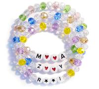 OptiPlay Bracelets Kpop Merch, Ensemble de 3 Bracelets Set Inspirés Rumi Zoey Mira, Kpop Cosplay Costume Bijoux, Cadeaux pour les Fans de Zoey Rumi Mira