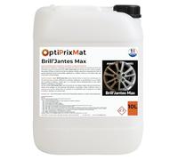 OptiPrixMat Brill’Jantes Max - Nettoyant Jantes Professionnel concentré à Base d’Acide oxalique - Rendement Jusqu’à 50 Jantes par bidon de 10 L - Dégraissant désoxydant Puissant