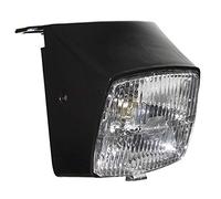 Phare-projecteur cyclo adaptable peugeot 103 mvl, vogue noir avec ampoule 12v 15w --