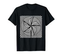 Optique Art Pinwheel Rotation du Vent Tourbillon T-Shirt