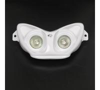 Optique Avant Blanc One Pour Scooter Yamaha 50 Aerox / 2 X 12v 20w Ø50mm Neuf