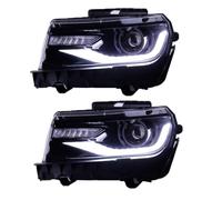 Optique avant Compatible Avec Chevy Pour Camaro 5e Génération 2012 2013 2014 2015 Ensemble De Phares Lampe Avant Clignotant Séquentiel Lampe Frontale
