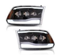 Optique avant Compatible Avec Dodge Pour RAM 2009 2010 2011 2012 2013 2014 2015 2016 2017 2018 DRL Frein Clignotant Lampe Pare-chocs Avant Phare(B)