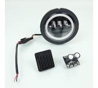 Optique Avant Evok Pour Deux Roues Iron Led 12v Angel Eyes Neuf