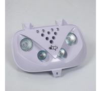 Optique Avant One Pour Scooter Mbk 50 Spirit 1997-2003 Blanc 4 Halogène + 10 Led Bleu Neuf