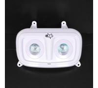 Optique Avant One Pour Scooter Mbk 50 Spirit 2004 Blanc / 2 X 12v 20w Ø50mm Neuf