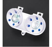 DOUBLE OPTIQUE TNT HALOGENE SPACE ADAPT. YAMAHA ROCKET BLANC/BLEU *