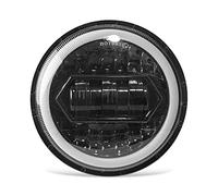 Optique de moto ronde 5,75 "pouces phares de moto à LED Chip 200W 20000LM 6000K / 3000K faisceau de croisement 9-30V HI LO optique de faisceau lumineux avec câbles de commutation H4-H13 IP67