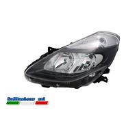 Optique De Phare Avant Gauche Électrique Pour Renault Clio 09/2009 Cadre Noir