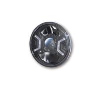 Optique De Phare Avant LED Highsider Pro Type 2-7 Pouces - Noir - 1 Pièce Pour