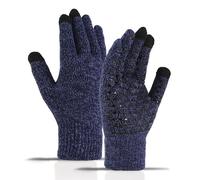 Optique Gants En Laine D'alpaga Pour Hommes,Plus Velvet,Écran Tactile,Équitation,Maison,Gants De Travail D'hiver -I-Xl