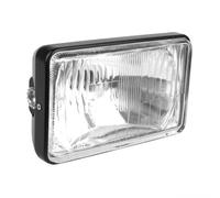 Optique Phare Avant Rectangulaire Noir Guia 20271 Pour Moto Neuf