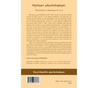 Optique physiologique : Tome 1, Physiologie et dioptrique de l'oeil