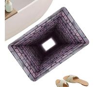 Optische Illusion Teppich - 80 x 50 cm Lustige Rutschfeste Dekoration | 3D Optische Illusion | Bodenmatte für Geburtstag Halloween Feiertag Neujahr Party Abend Zuhause Eingang Wohnzimmer Schlafzimmer
