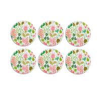 Opto Design Dessous de verre Herbarium lot de 6 rose