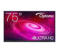 Optoma 1751rk Tableau Blanc Interactif 75" 3840 X 2160 Écran Tactile Noir Hdmi