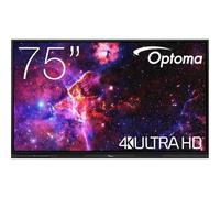 Optoma Tableau blanc interactif 3753RK 190,5 cm (75") 4K 3840x2160 Écran tactile Noir