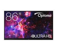 Optoma Creative Touch 3863RK - 86" 3-Series écran LCD rétro-éclairé par LED - interactive - avec tableau blanc et écran tactile (multi-touche) - Android - 4K UHD (2160p) 3840 x 2160 - Direct LED - noi