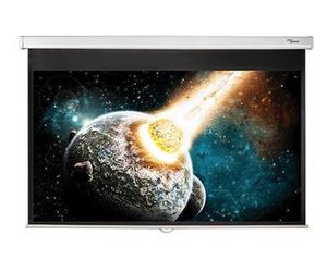 Optoma DS-9084PMG+ Écran de projection enroulable, 186 x 104,5 16:9, blanc mat