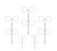 Optométrie Optique Flipper Flipper Optométrie Flipper Optométrie Optométrie Optique Flipper Optométrie Plastique, Flip Lens Outil de Test Ophtalmique, Envoyer une Carte de Vision, 5Pcs 0.50D,1.00D,1.