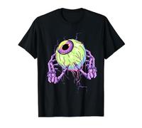 Optométristes en Forme de Main de Squelette Gothique Pastel T-Shirt Graphique avec Valeur, Homme, Noir, XL