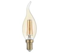 Optonica Ampoule LED E14 4W Verre doré équivalent à 27W - Blanc Chaud 2500K