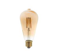 Optonica Ampoule LED E27 ST64 8W équivalent à 47W - Blanc Chaud 2500K
