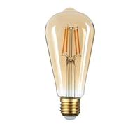 Optonica Ampoule LED ST64 Filament 8W Golden Glass Dimmable E27 Blanc Très Chaud 2500K