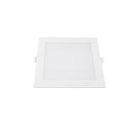 Optonica Mini panneau carré mince rétroéclairé par LED - 6W - 2700K - Blanc Chaud - 120x120mm