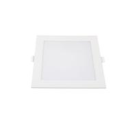 Optonica Mini panneau LED carré 24W - 1920lm - 6000K - Ultra mince - Aluminium blanc