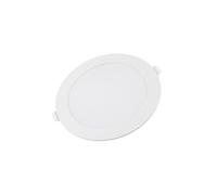 Optonica Mini panneau LED rond 12W - 840lm - 2700K - Blanc - Ø170mm