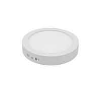 Optonica Plafonnier LED 6W 480lm (48W) Blanc Rond ∅120mm - Blanc Chaud 2800K