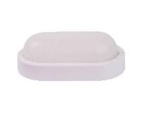 Optonica Plafonnier LED Étanche IP54 8W 600lm (40W) Ovale - Blanc Naturel 4500K