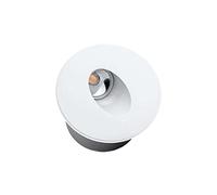Optonica Spot LED 3W Encastrable pour Escalier Rond Blanc AC 220-240V Blanc Chaud 3000K
