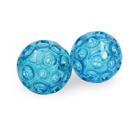 OPTP Franklin Method Lot de petites balles texturées bleues - Ensemble de balles de massage gonflables pour entraînement du dos et des pieds, pilates, yoga, thérapie du mouvement et plus encore