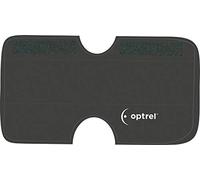 Optrel® Lot de 2 rubans confortables en coton avec Velcro Noir