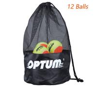 Optum Bt-Tour Beach Tennis Ik50% Balle De Pression Étape 2 Avec Maille Initiée Sac-12,24,36 Pack Tan - Type 12 Balls
