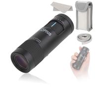 Optus Monoculaire Zoom 7-21x21 Compact avec Œilleton Twist-up - Longue-Vue Légère pour Observation Nature et Randonnée - Compatible Trépied, avec Étui et Dragonne