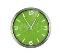 Bresser Horloge murale My Time DCF Thermo-hygro 25 cm Vert
