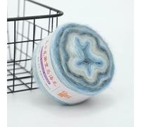 Optxzn 50 g/Rouleau de Fil Mohair Multicolore Arc-en-Ciel dégradé 200 m tissé à la Main, Fil Doux pour Tricoter, Crocheter, Pull