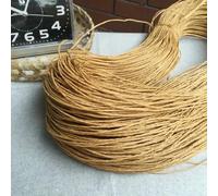 Optxzn 500 g de paille en raphia naturel pour tricot à la main, crochet, sac, chapeaux d'été, pantoufles, bricolage, tissage, papier, herbe et coton, doux et moelleux
