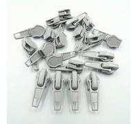 Optxzn Lot de 10 à 100 tirettes de Fermeture éclair en Nylon 5# à Verrouillage Automatique, Outil de Couture à Faire soi-même, Curseur de Fermeture éclair, 20 Couleurs