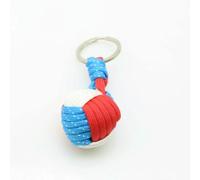 Optxzn Porte-clés en paracorde avec Boule en Acier et Poing de Singe Accessoire de Survie en Plein air autodéfense Corde de Parachute Tactique Pendentif en Boule tissée