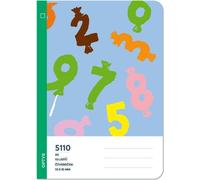 OPTYS Cahier d'écolier 5110 sans bois, carré 10 x 10 mm, chiffres